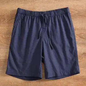 Summer Men's Fashion Linen Shorts Cropped Pants