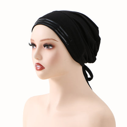 Fashionable Multi-Color Women's Drawstring Hoodie Hat