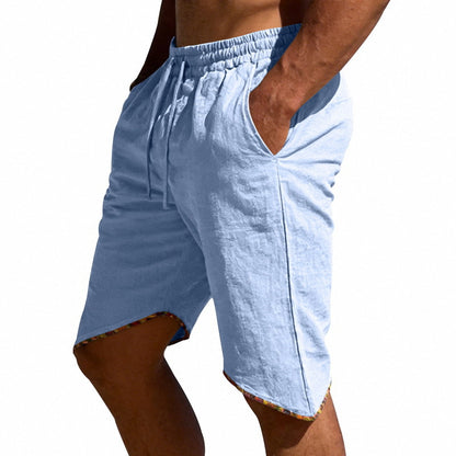 Men's Linen Loose Beach Casual Shorts