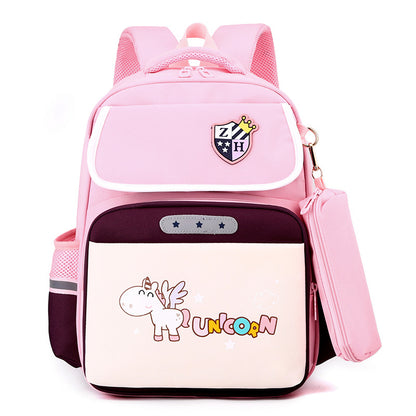 Children's Large Capacity Bag For Burden Reduction And Spine Protection