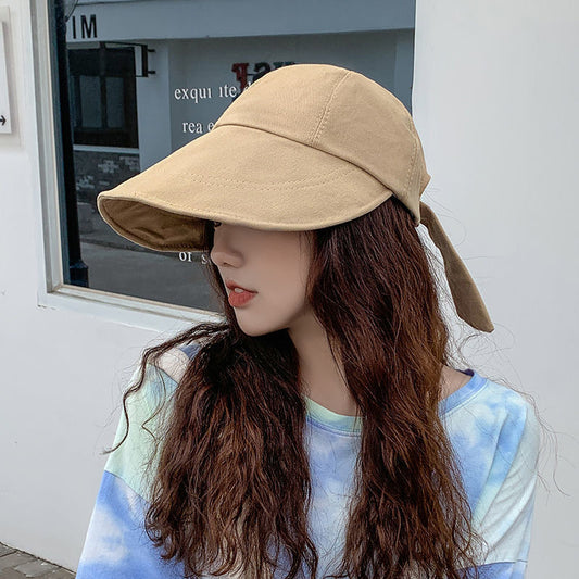 Fashion Women's Bucket Hat Sun Visor Casual Summer Hat Baseball Caps Outdoor Fishing Black Beach Gorros