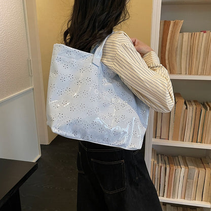 Spring Minimalist High-Capacity Commuter Tote Bag