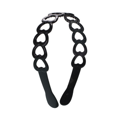 Fashion Black Spray Paint Women's Bow Hair Band