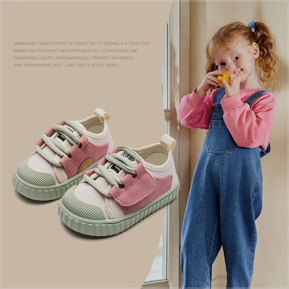 Baby Toddler Shoes Light And Stable Shoes Fashionable Canvas Shoes