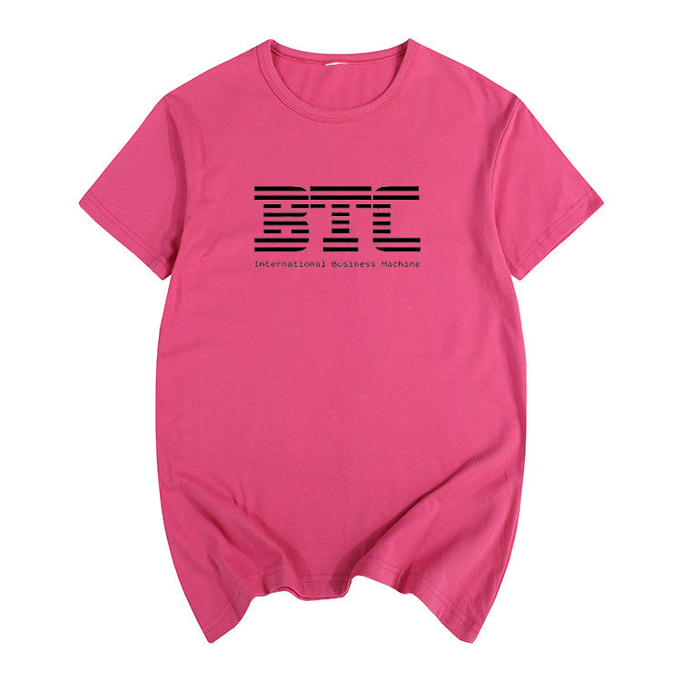 Bitcoin men and women short sleeve