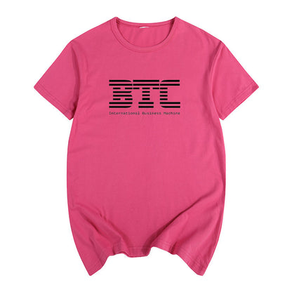 Bitcoin men and women short sleeve