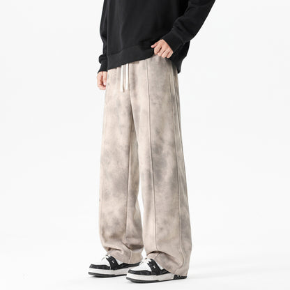 Men's Retro Casual Loose Wide-Leg Pants