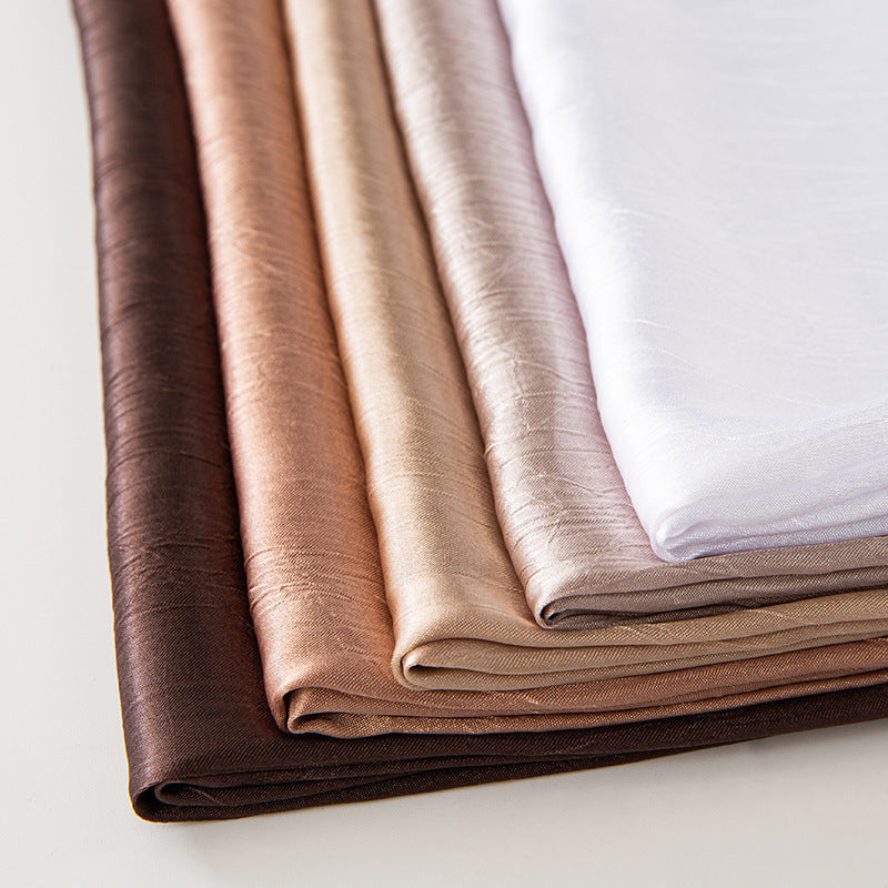 New Style Crinkled Satin Scarf With A Silky Smooth Feel, Perfect As A Headscarf Or Shawl