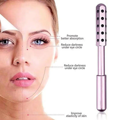 30 Germanium Beauty Stick Massage Beauty Stick Facial Roller Face Lift Bar Anti Wrinkle Facial Massager Skin Care Tool Derma Rolling Face Massage Roller Wand