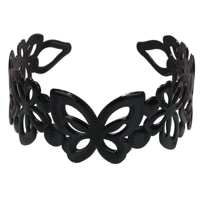 Fashion Black Spray Paint Women's Bow Hair Band