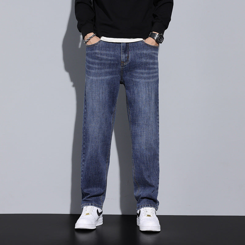 Versatile Trendy Thick Mens Trousers