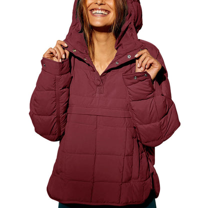 Hooded Cotton Coat Jacket Women