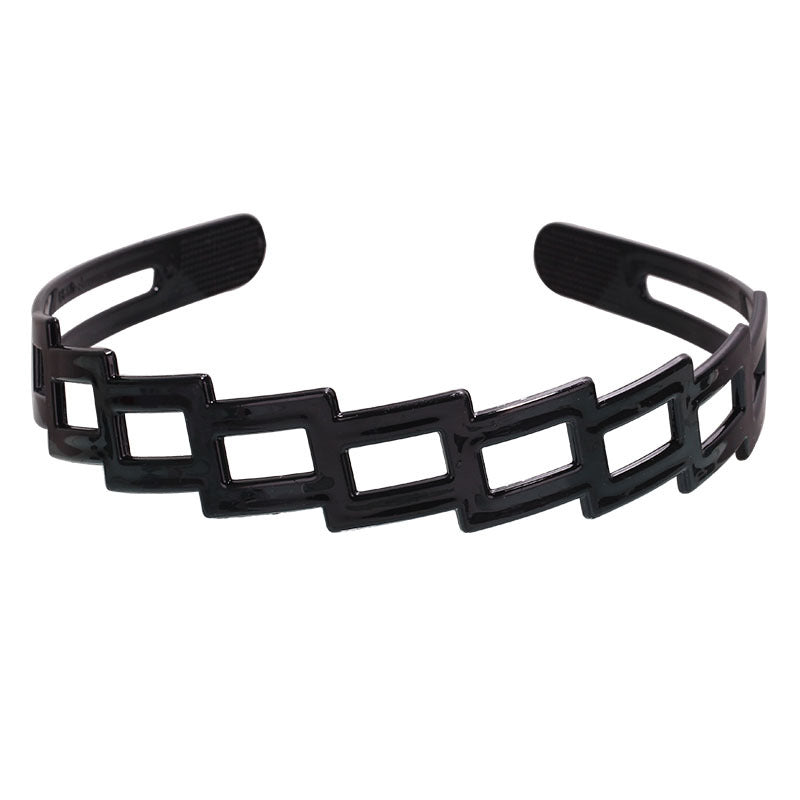 Fashion Black Spray Paint Women's Bow Hair Band