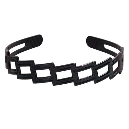 Fashion Black Spray Paint Women's Bow Hair Band