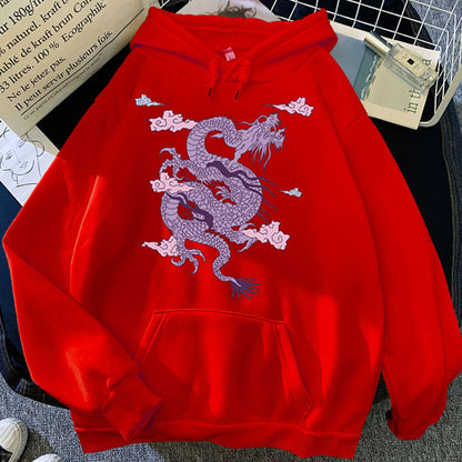 Dragon Hoodies Men Chinese