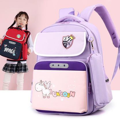 Children's Large Capacity Bag For Burden Reduction And Spine Protection