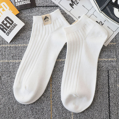 Mens Autumn Winter Thermal Cotton Breathable Socks With Odor-Resistant Properties