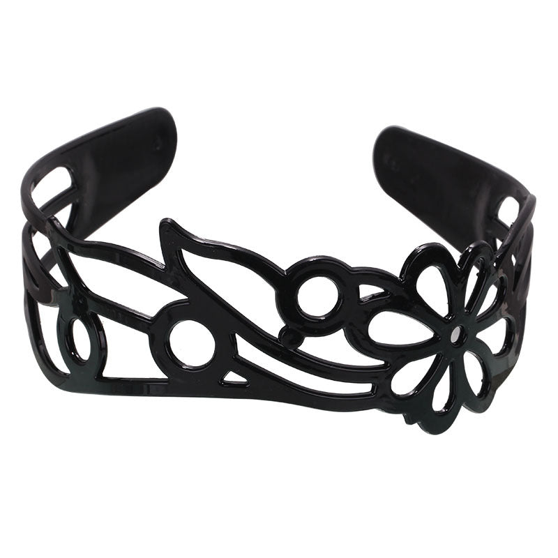 Fashion Black Spray Paint Women's Bow Hair Band