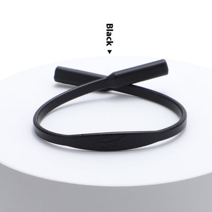 Solid Color Simple Silicone Glasses Non-slip Rope Glasses Strap