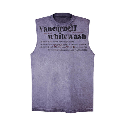 Waste Soil Casual Undershirt Vest For Men