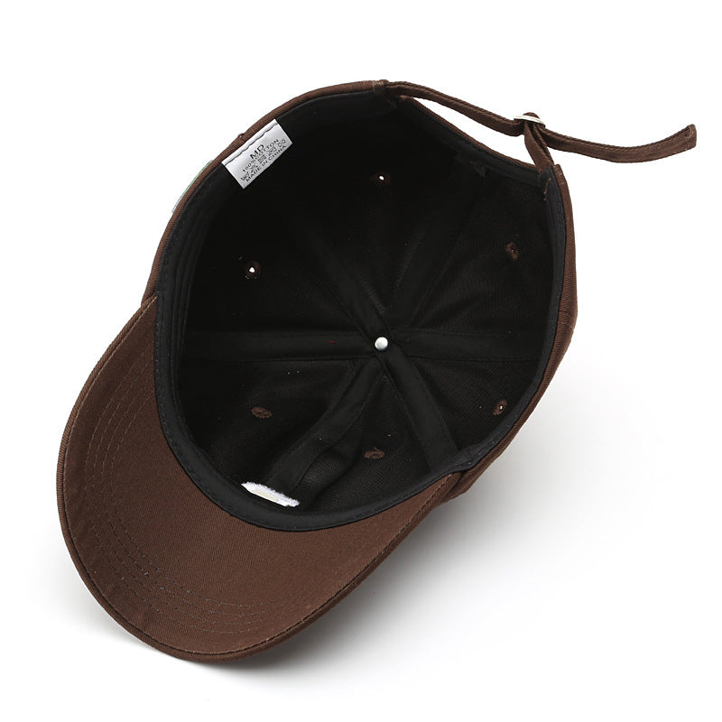 Fashion Simple Letter Embroidery Caps Outdoor Sports Sunscreen Sunshade Sun Hat