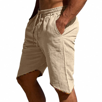 Men's Linen Loose Beach Casual Shorts