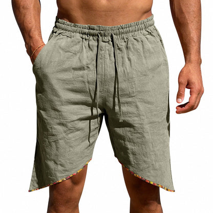 Men's Linen Loose Beach Casual Shorts