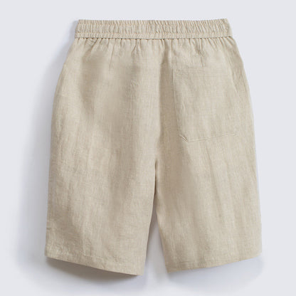 Loose-fitting Casual Linen Shorts For Men