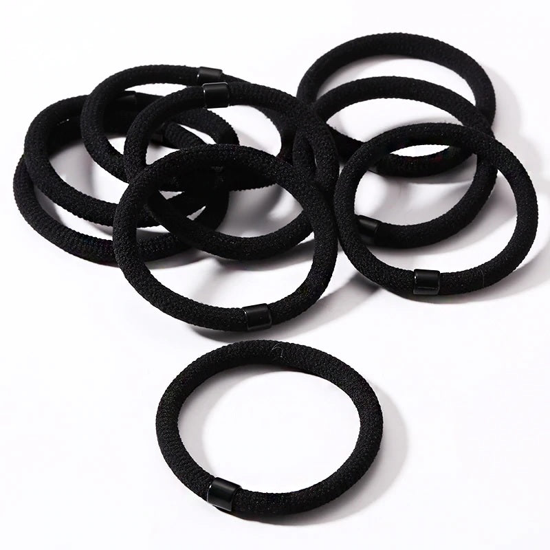 Simple Women's Solid Color Rubber Band Head Rope