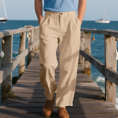 Casual Loose-Fit Business Suit Trousers