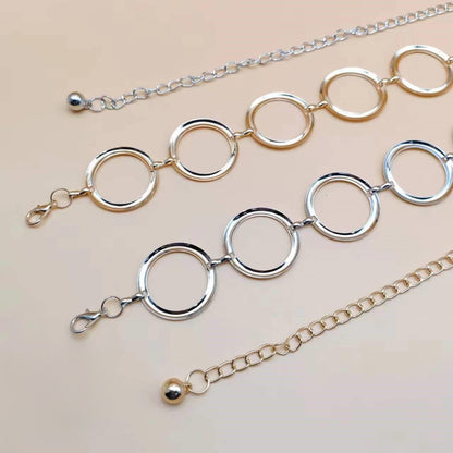 European And American-style Metal Ring Waist Chain Fashionable And Minimalist