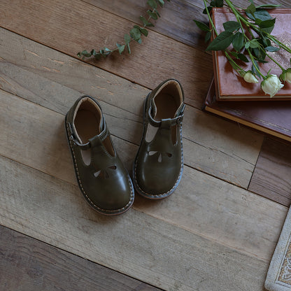 Vintage Hollowed Out Leather Shoes Baby