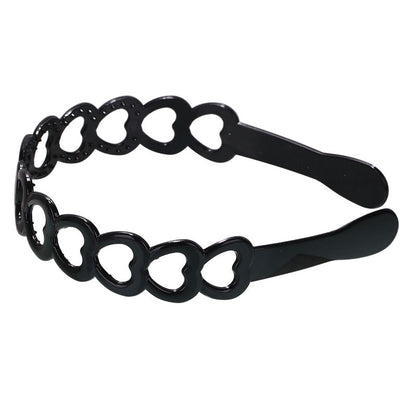 Fashion Black Spray Paint Women's Bow Hair Band