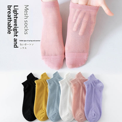 Women's Thin Mesh Ankle Sports Socks