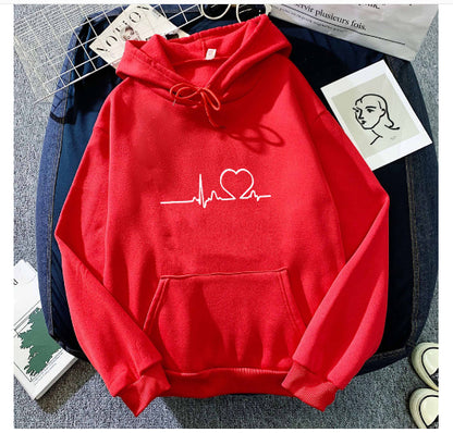 Fleece casual plus size hoodie fashion sport hoodie for women
